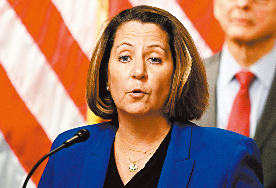 ●莫納科在前總統拜登政府出任司法部副部長。 資料圖片