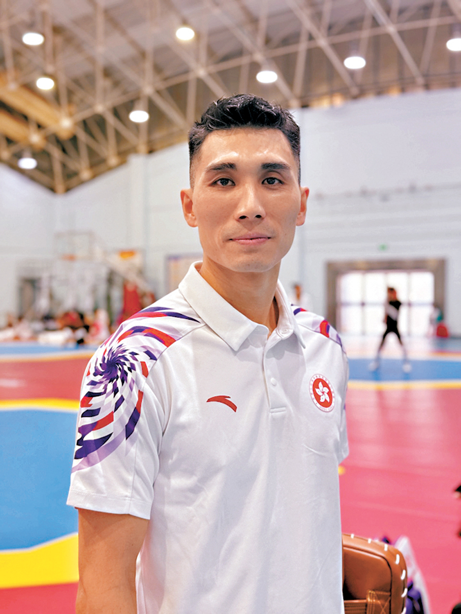 ●港跆拳道隊教練員楊子泳。