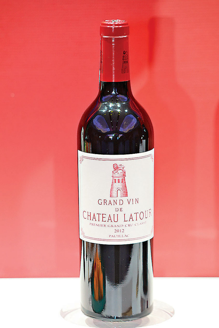 Grand Vin de  Chateau Latour 2012 　香港文匯報記者北山彥  攝