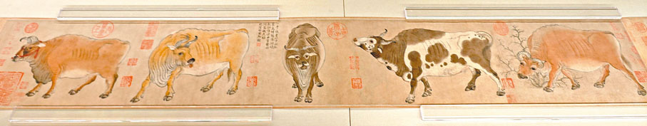 ●唐代韓滉的《五牛圖》