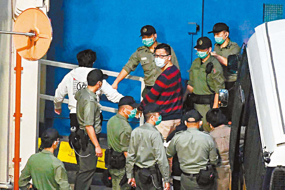 ●圖為正被還押的林卓廷。資料圖片