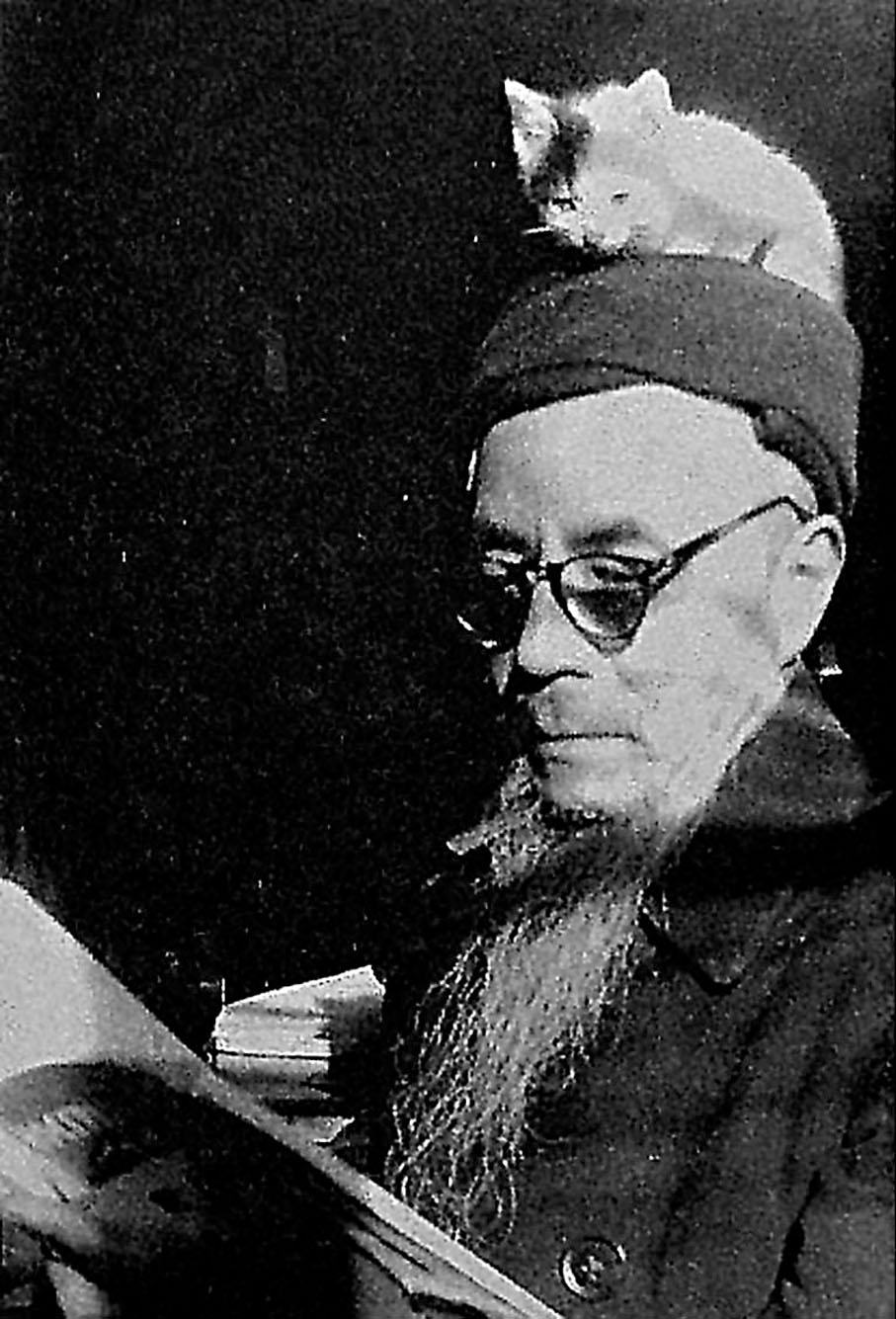 ●豐子愷《古詩今畫》中收錄其與貓的合照、插畫。網上圖片