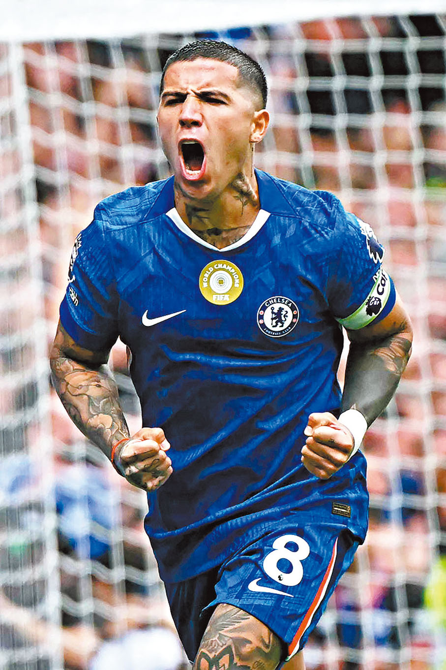 ●車路士中場安素費南迪斯也將以倒戈身份出場。 資料圖片