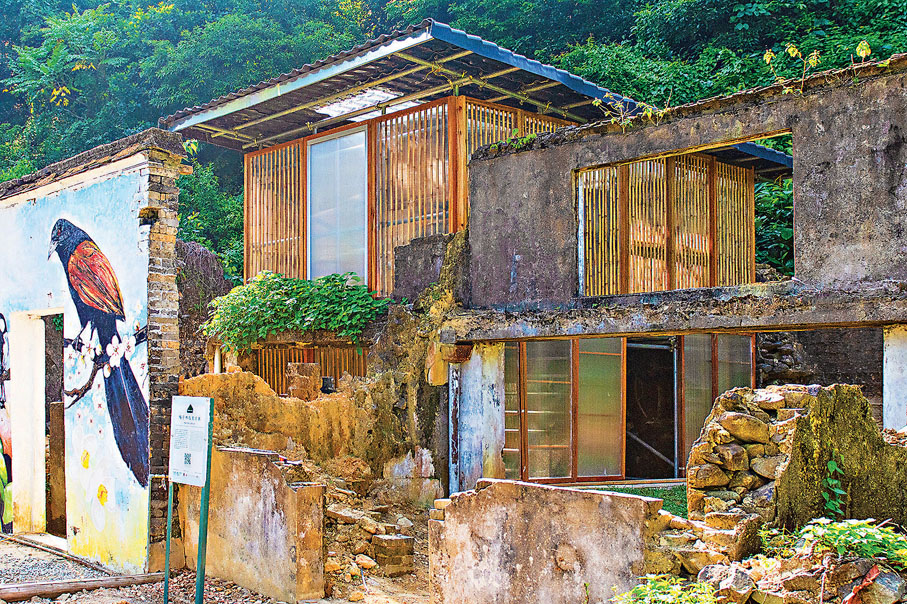 ●第一期計劃修復後的壁畫屋。