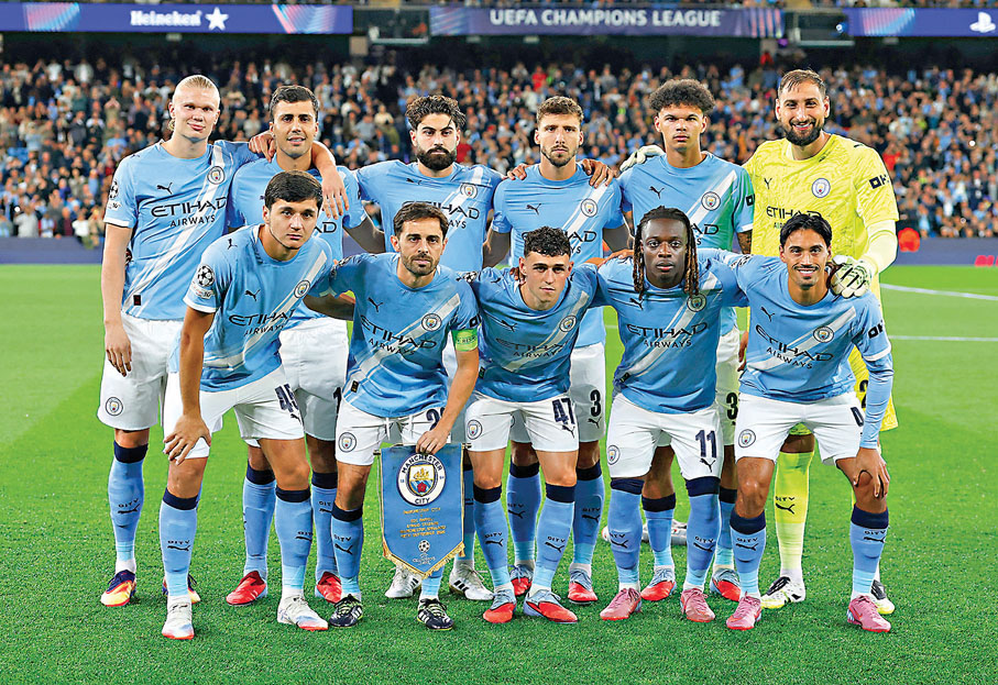 ●曼城有力在歐聯再下一城。 資料圖片