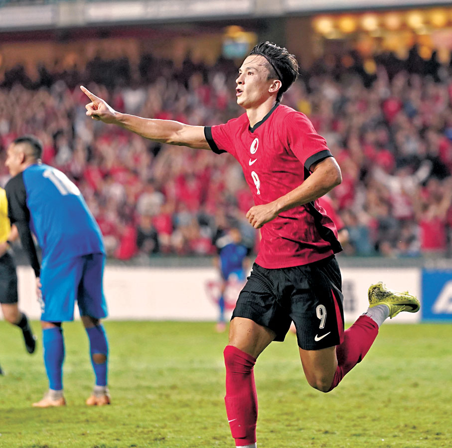 ●港足於6月首次於啟德主場作賽，當時盛況空前。 資料圖片