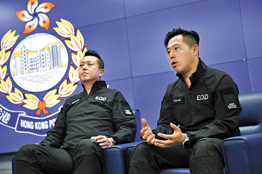 ●左起：李展超、張立得　香港文匯報記者萬霜靈 攝