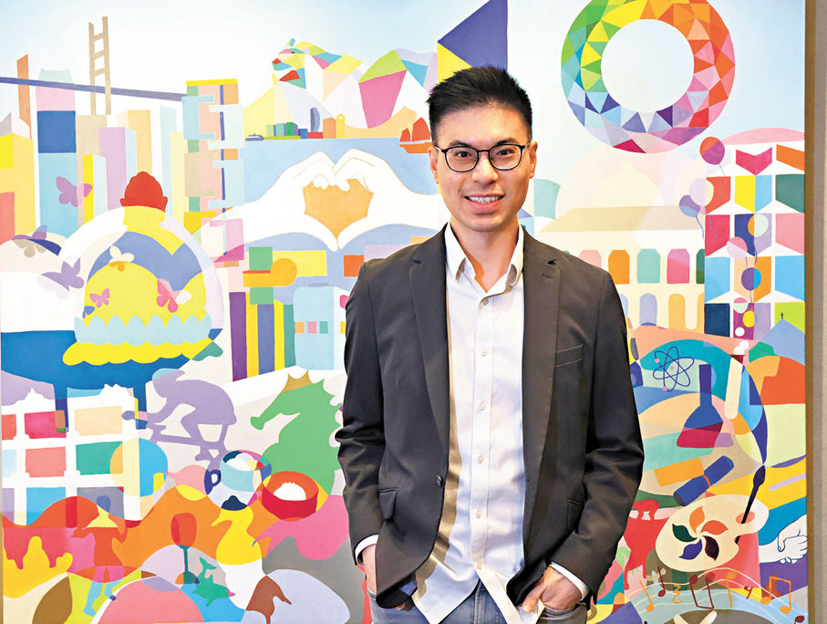 ●團結香港基金綠色及可持續發展研究主管蕭逸駒建議，香港中小企業應把握當前政策機遇，低成本切入ESG實踐。 香港文匯報記者萬霜靈 攝