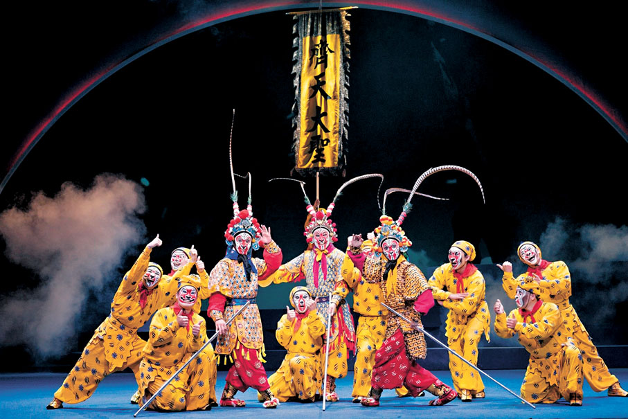 ●《東方神奇美猴王》展台灣三代猴王風采。