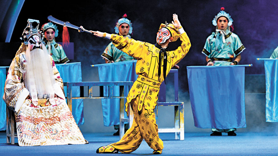 ●演出着重武藝展現。