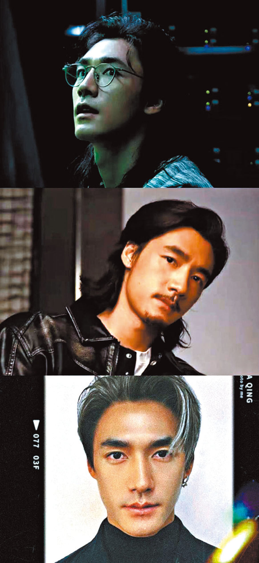 ● 熙蒙、熙旺和熙泰三胞胎對比圖。 受訪者供圖