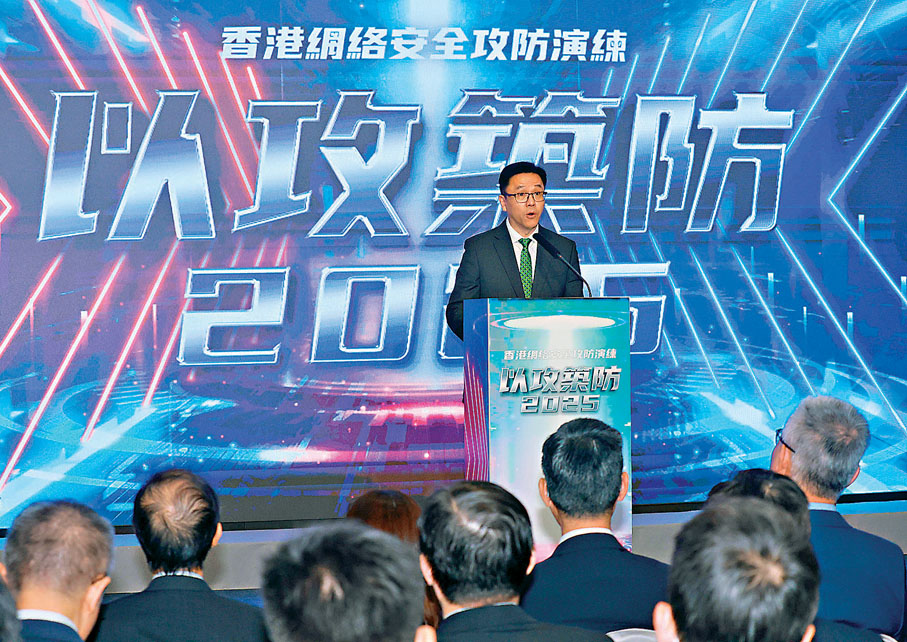 ●孫東表示，今年演練規模進一步擴大，可為接下來的全運會和立法會換屆選舉作好準備。香港文匯報記者北山彥  攝