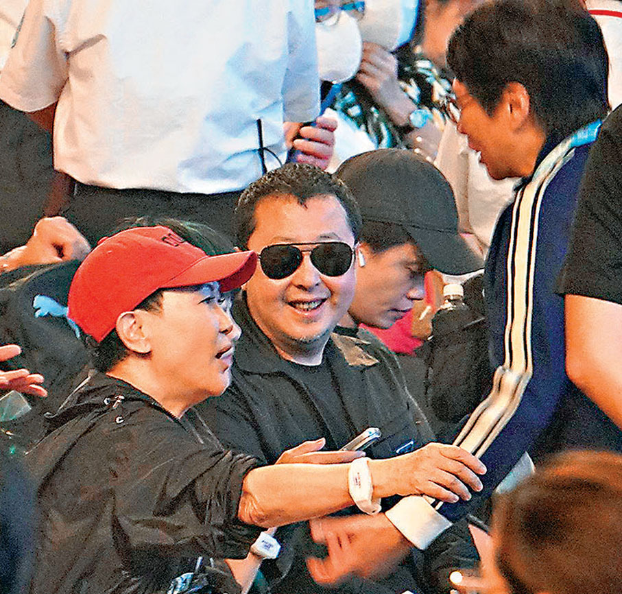 ●賈樟柯特意前來捧場。  香港文匯報記者子棠  攝