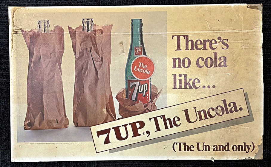 ●1970年代的「七喜」廣告。 網上圖片