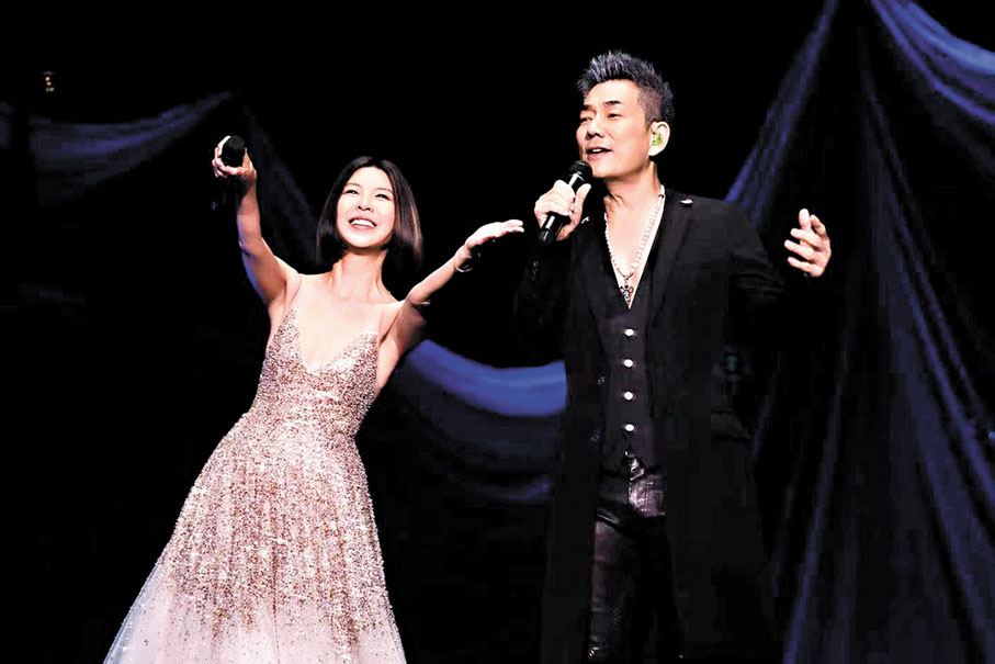 ●許茹芸感謝任賢齊的暖心守護。 受訪者供圖