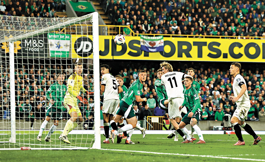 ●禾達美迪（白衫11號）助德國奠勝。  路透社