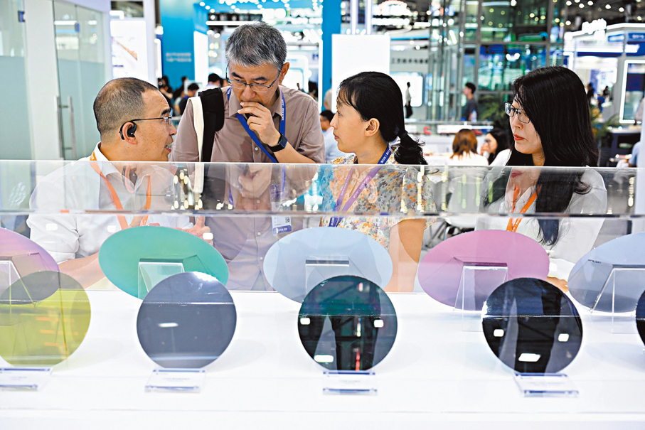 ●本屆灣芯展聚焦半導體晶圓製造裝備、零部件、材料、先進封裝、IC設計、第三代半導體等重點領域。 中通社