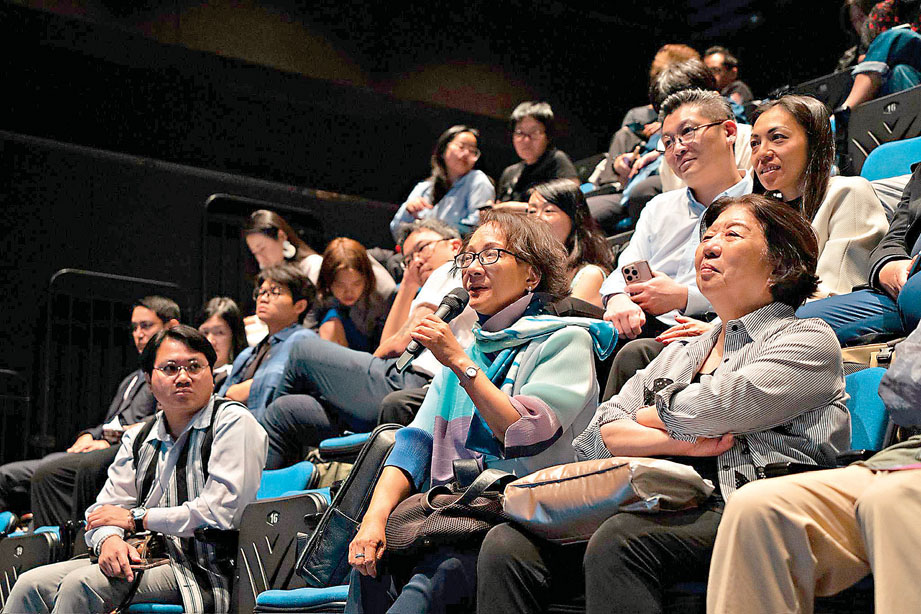 ●講座現場觀眾積極提問。 進念供圖