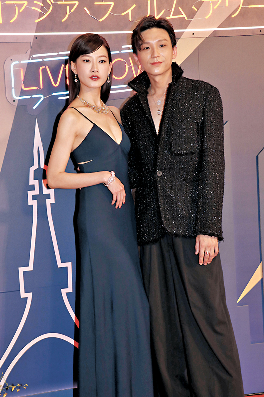 ●廖子妤與男友盧鎮業感情穩定。  資料圖片