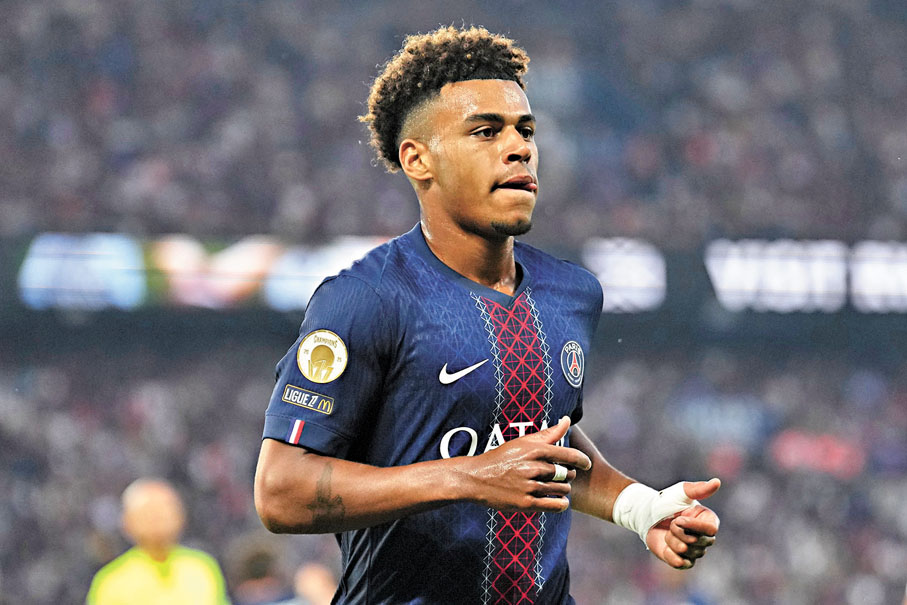 ●巴黎聖日耳門中場杜爾成金童獎頭號熱門。 資料圖片