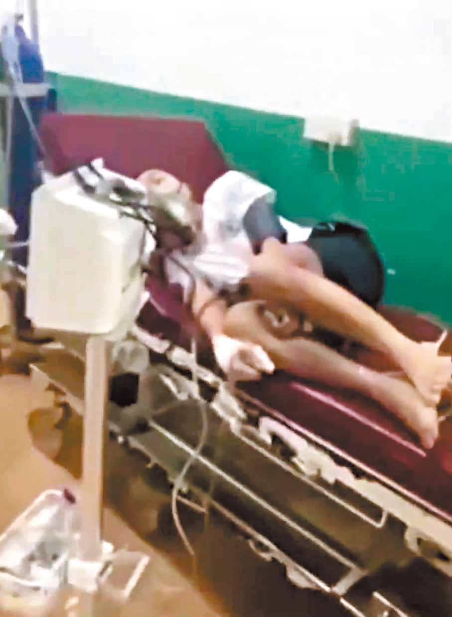 ●虐待行為在園區內非常普遍。 視頻截圖