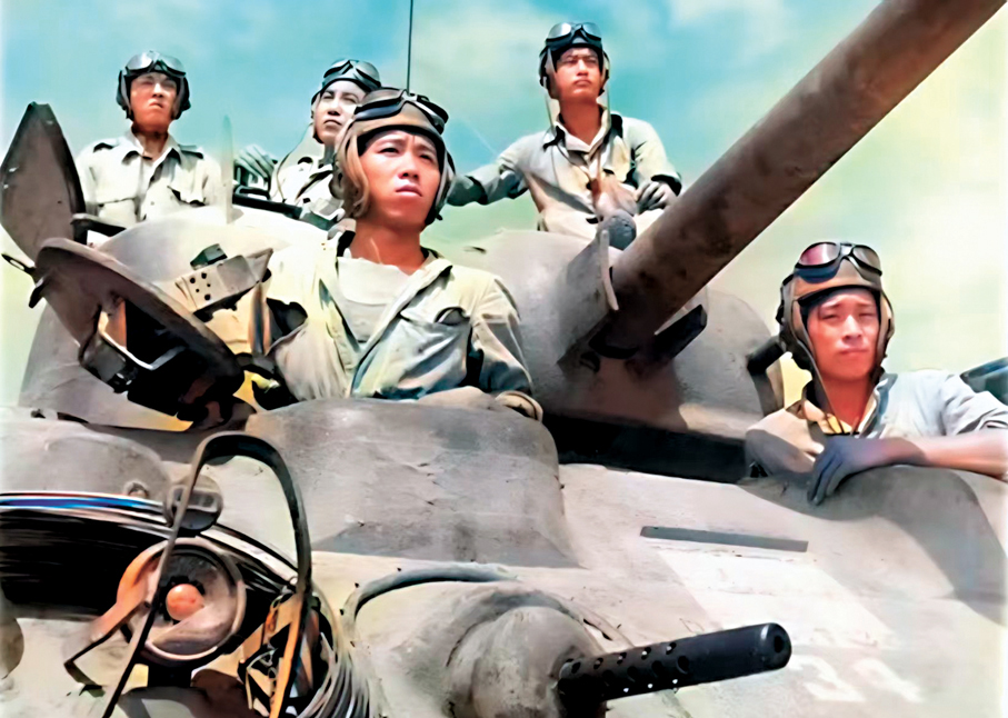 ●中國駐印軍坦克兵 作者供圖