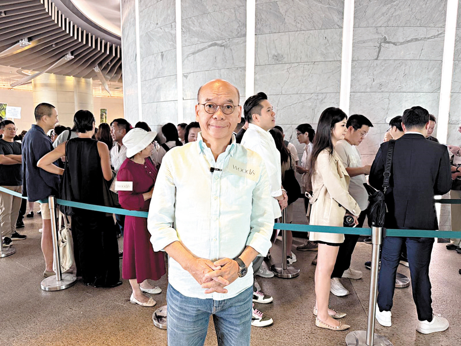 中原亞太區副主席兼住宅副總裁陳永傑  「昨日出席客戶中，約六成為投資者，中原錄得兩組客戶購入4伙Woodis。」