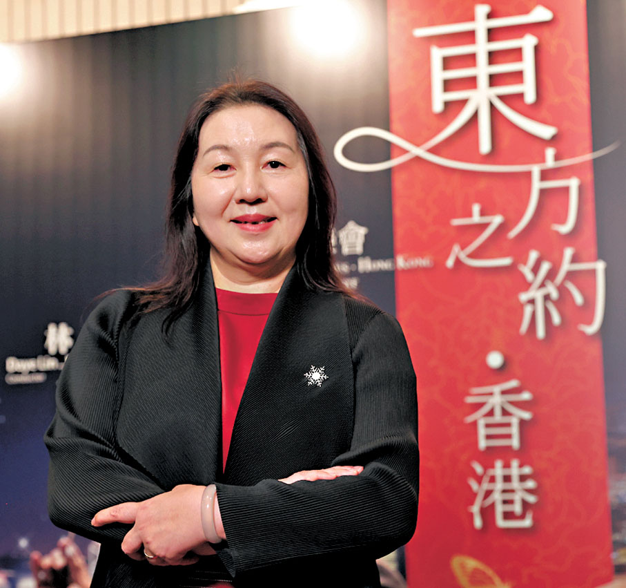 ●寧波交響樂團團長童銘　香港文匯報記者黃艾力  攝