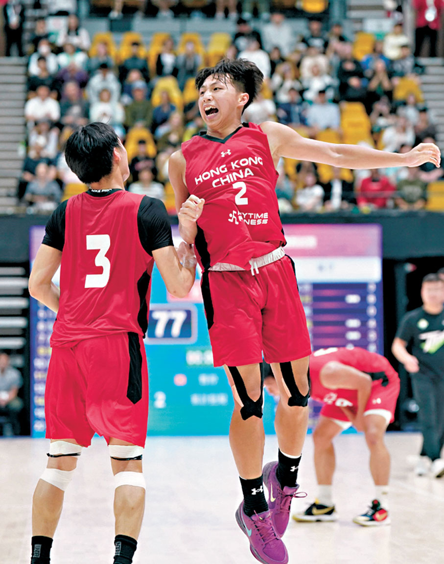 ●因全運會男子籃球U22比賽在港舉辦，令港男籃U22梯隊得以成立。 資料圖片