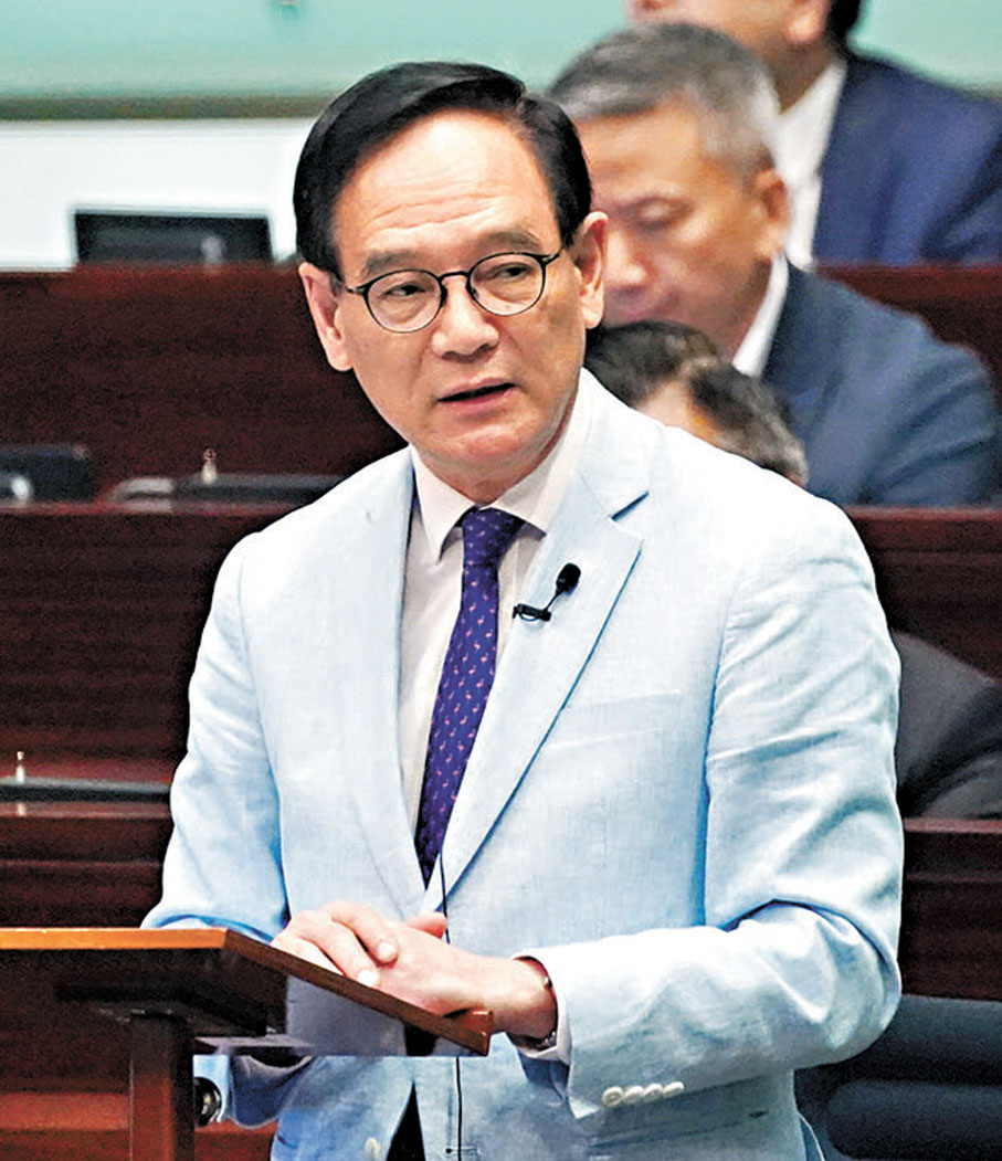 ●建築、測量、都市規劃及園境界功能界別議員謝偉銓　資料圖片