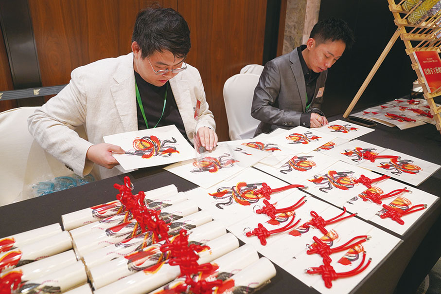 ●民間手工藝體驗活動展示。