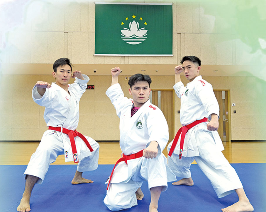 ●空手道團隊目標是站在全運會頒獎台最高點。