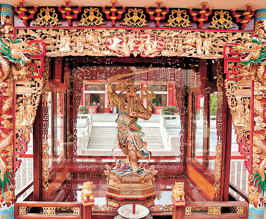 ●王靈官是道教宮觀中常見的護法神。圖為蓬萊仙館的靈官殿。 網上圖片