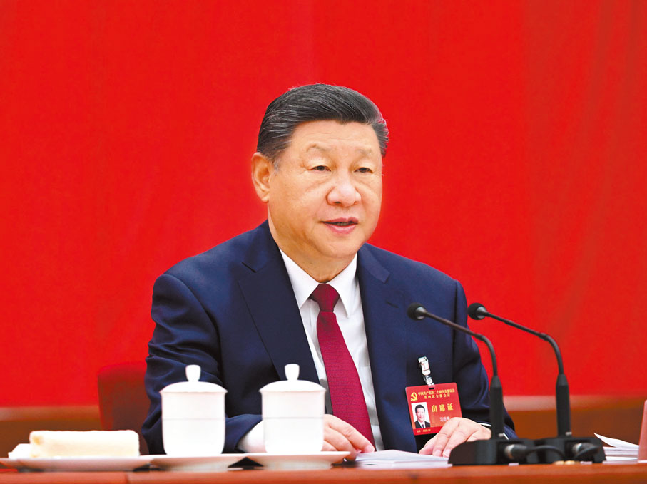 ●中國共產黨第二十屆中央委員會第四次全體會議，於2025年10月20日至23日在北京舉行。中央委員會總書記習近平作重要講話。   新華社