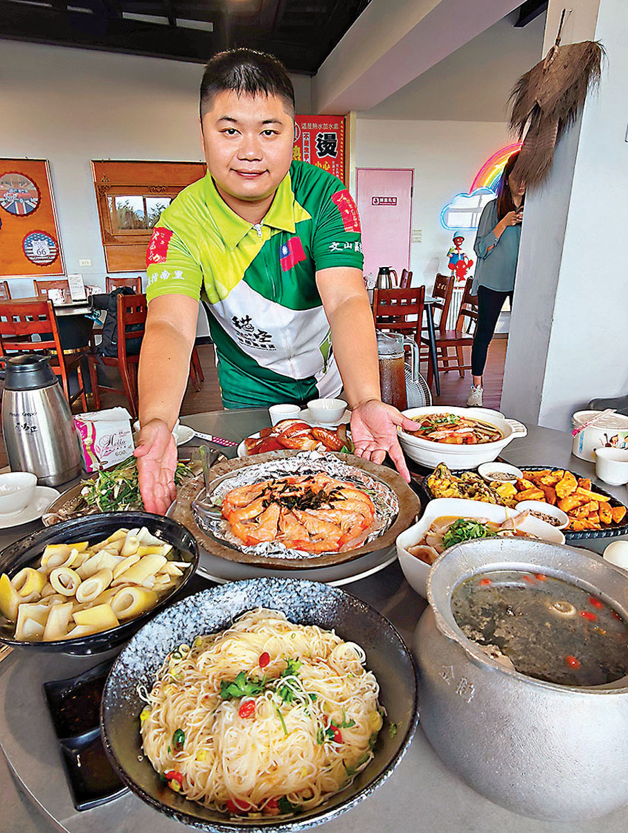 ●餐廳創意料理全用茶入饌。