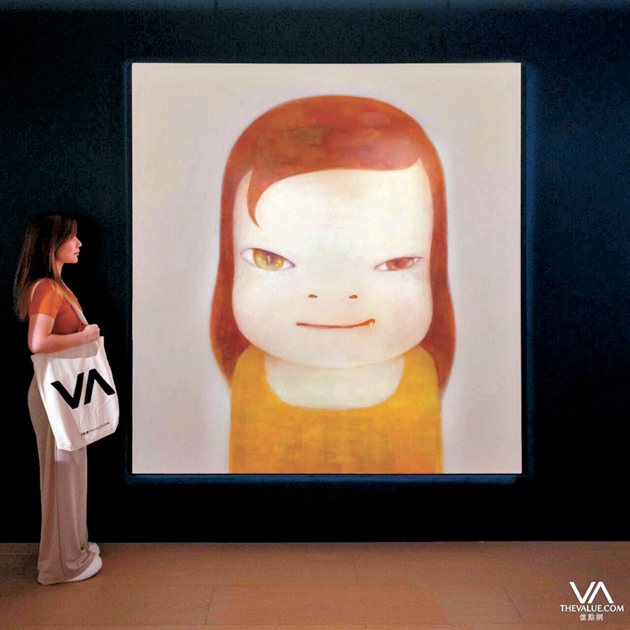 奈良美智《等不及夜幕降臨》