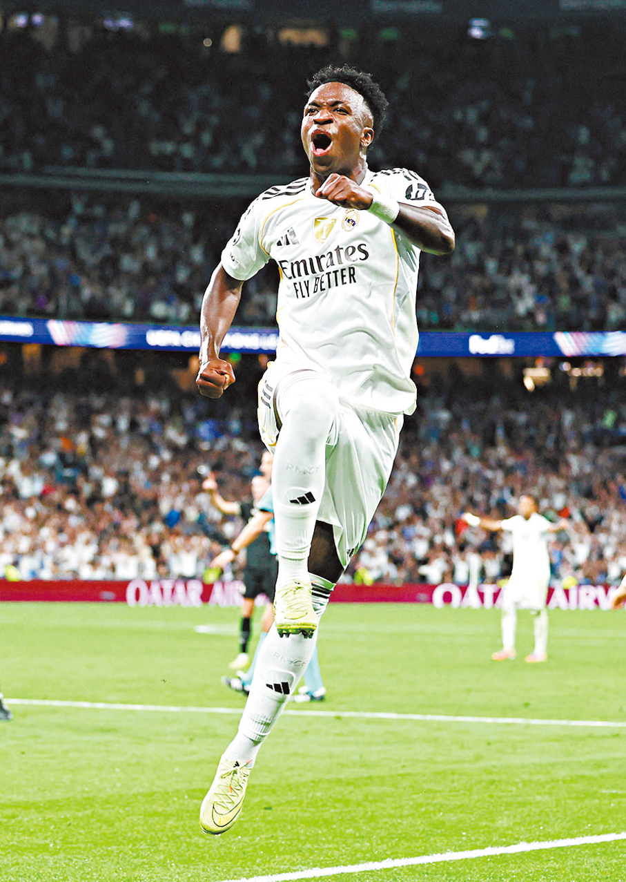 ●雲尼斯奧斯祖利亞的表現，將左右皇馬今場勝負。 資料圖片