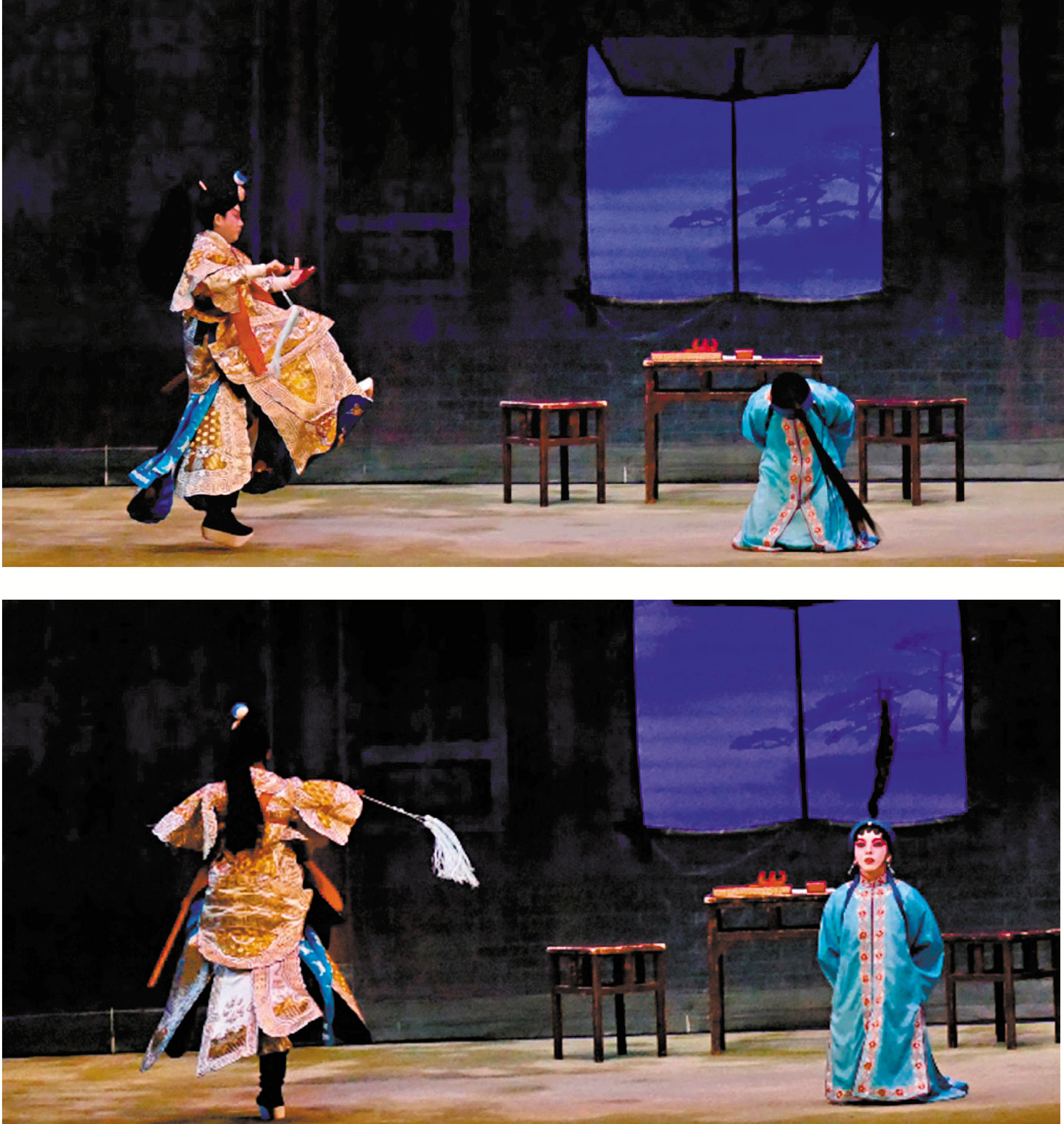 ●2025-2026年度粵劇新秀演出系列三期《劍底娥眉是我妻》便應用了《殺忠妻》排場。