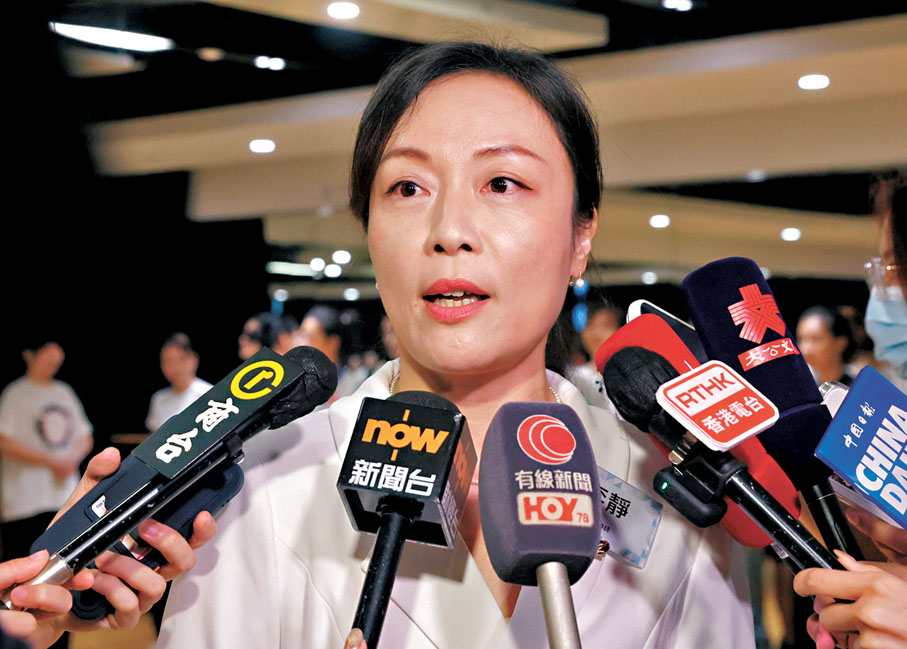 ●培訓講師李靜  香港文匯報記者郭木又  攝