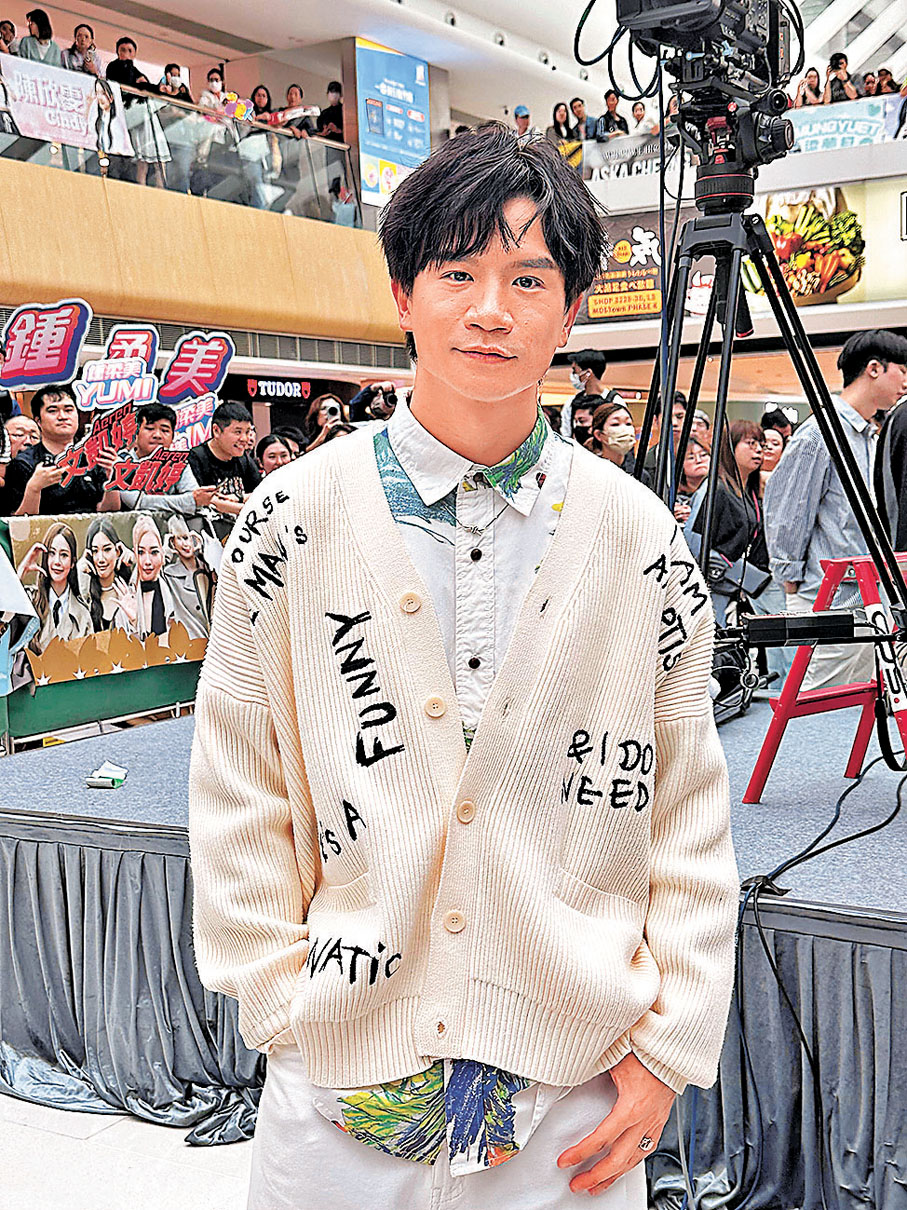 ●釗峰首度回應「出軌」風波。  香港文匯報記者子棠 攝