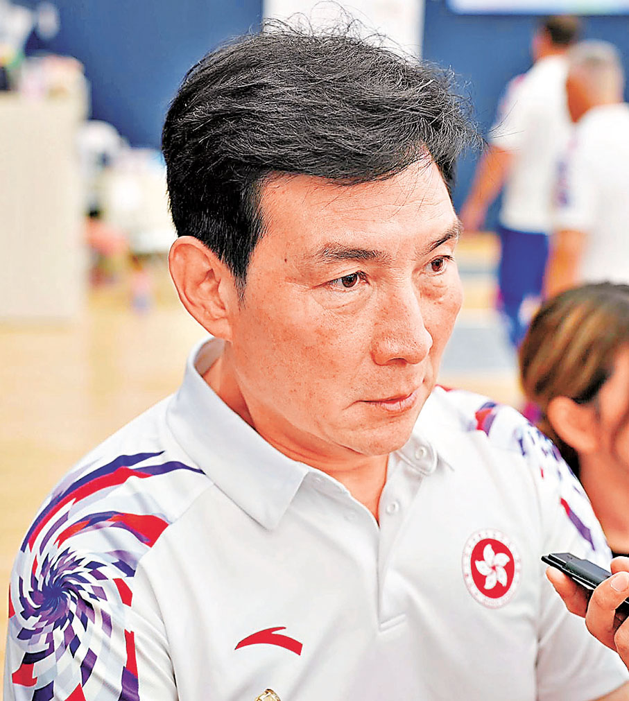 ●總教練鄭兆康認為，今屆全運會是港隊爭取歷史首金的最佳時機。 香港文匯報記者張發兒  攝