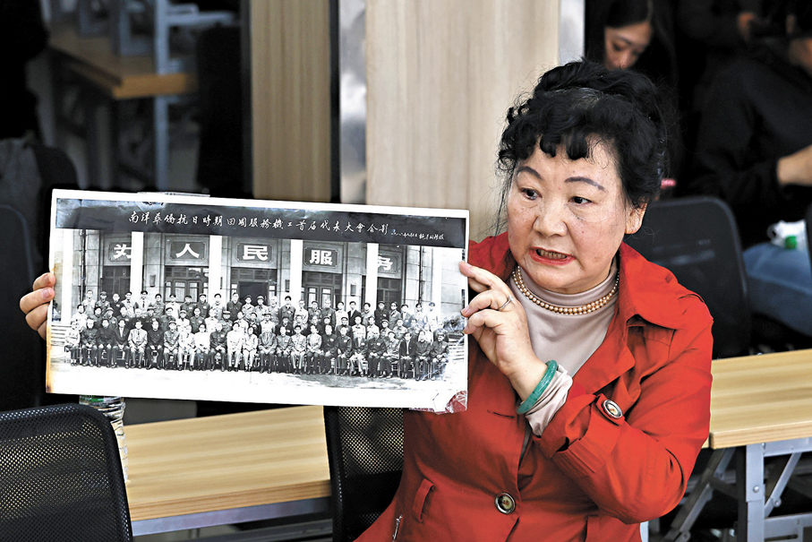 ●南僑機工後人分享南僑機工越洋救國事跡。