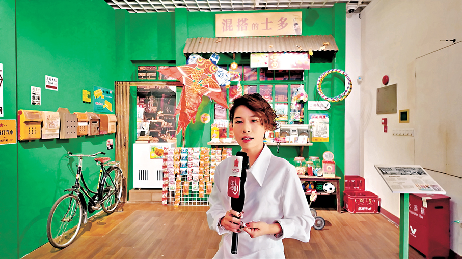 ●廣州博物館工作人員宋哲文希望通過展覽，讓大家感受灣區魅力。