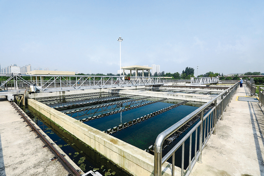 ●農行香港分行支持的污水處理項目。