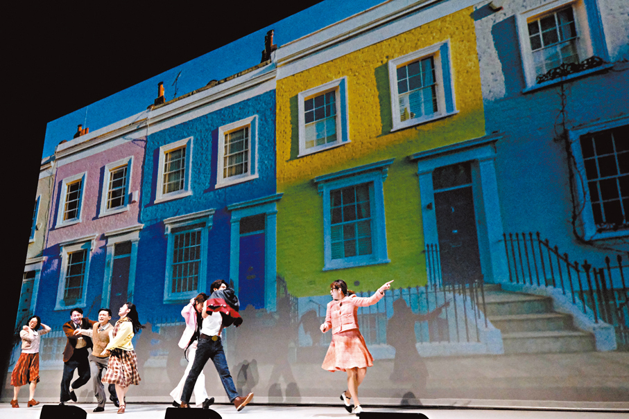 ●《一束光—高錕的記憶》原創粵語音樂劇。香港文匯報記者涂穴  攝