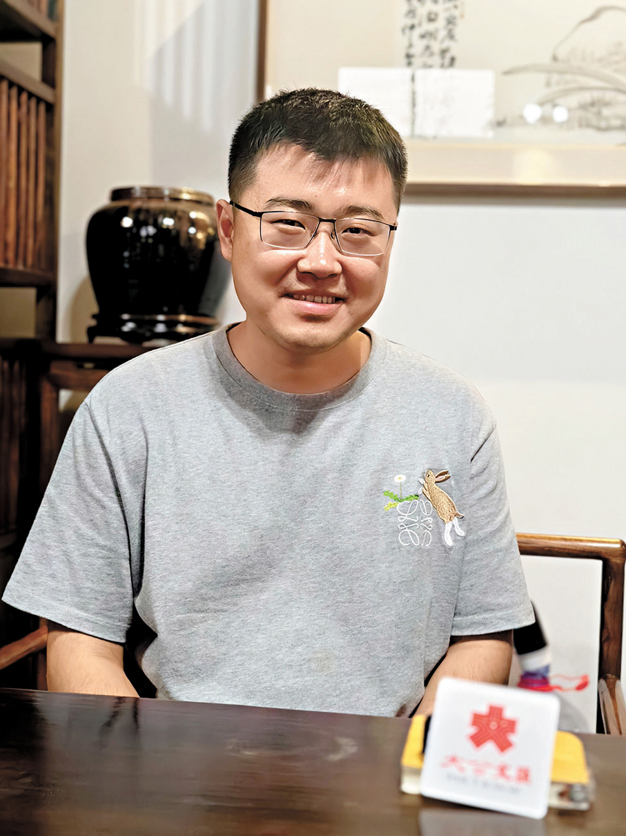 ●陳有方寄語創作者大膽去實現自己的想法。 香港文匯報記者胡若璋  攝