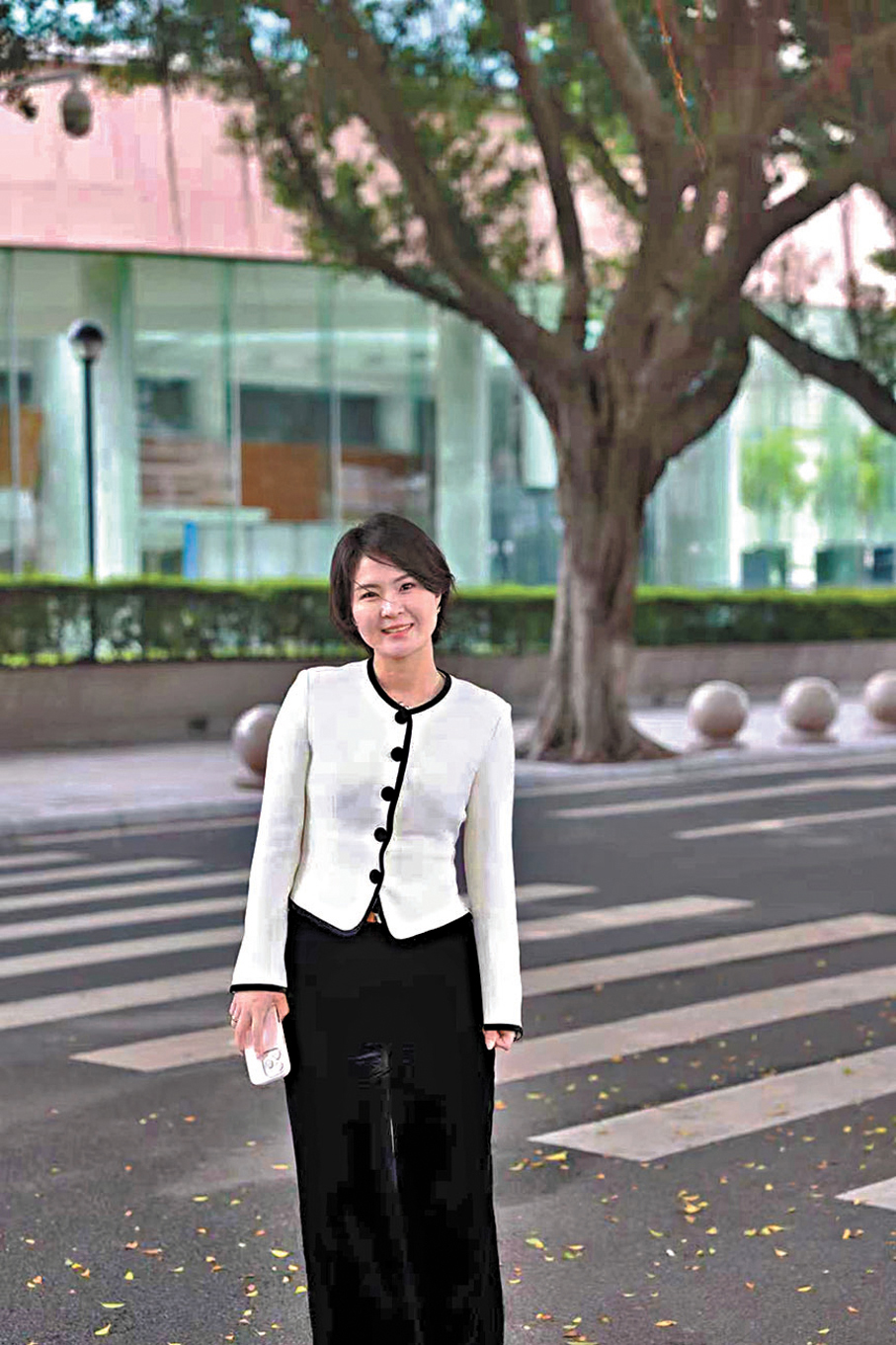 ●馬雙對中國電影業充滿信心。   香港文匯報記者胡若璋  攝