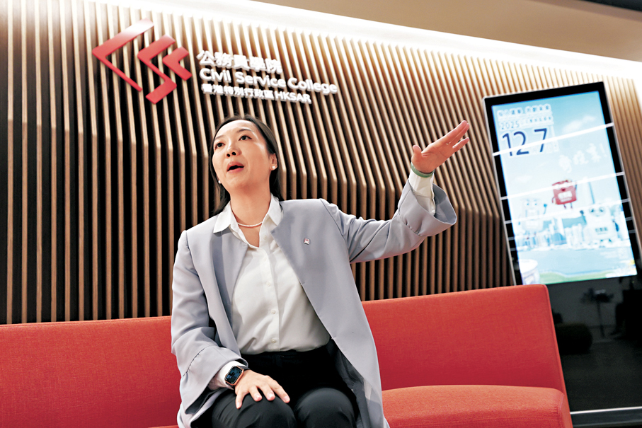 ●郭惠聰相信短片內容必定能引起同事共鳴。 香港文匯報記者曾興偉  攝