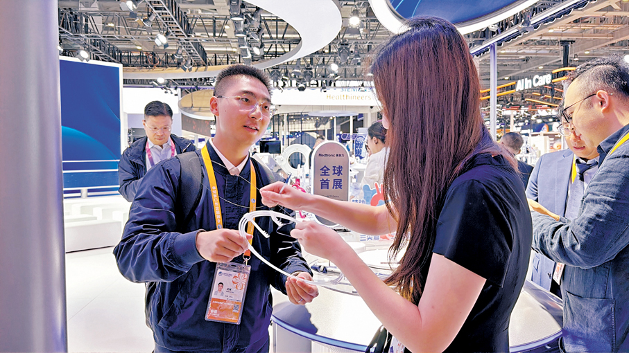 ●美國品牌美敦力帶來全球首展產品。