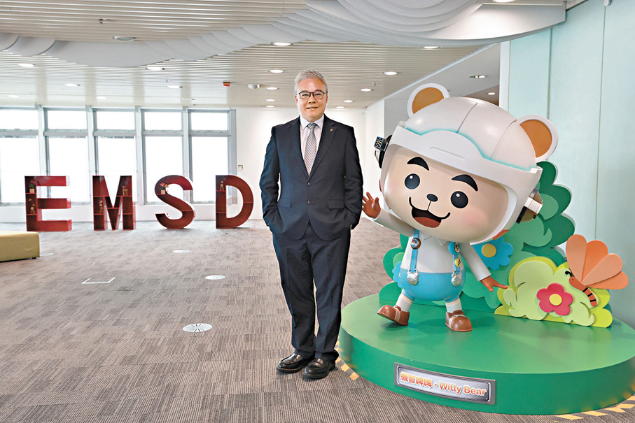 ●機電工程署署長潘國英指出，香港將以「完善法規、制訂標準、配合市場、審慎推進」四大方向推動氫能發展。  香港文匯報記者北山彥  攝